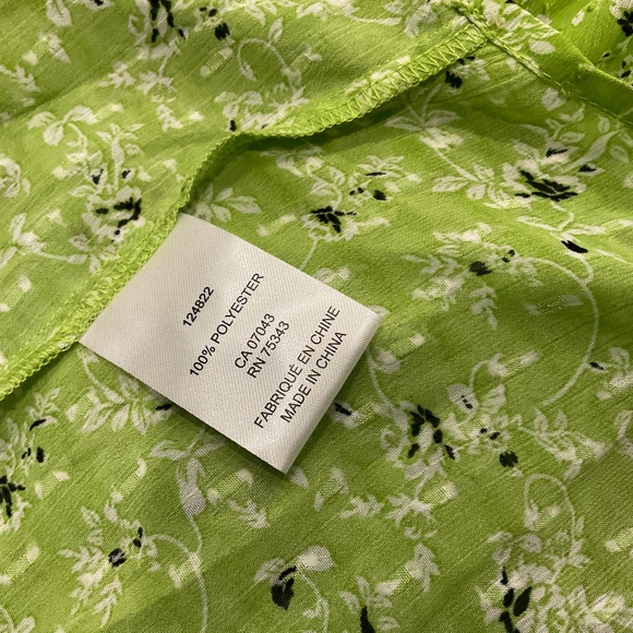 RACHEL  ZOE Sleeveless Top Green Size Large - Picture 6 of 10